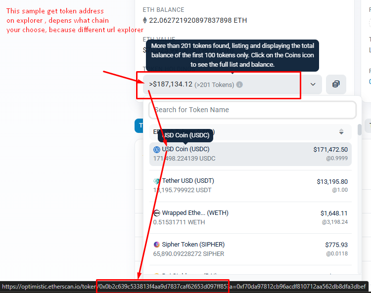Token Address List On Hold